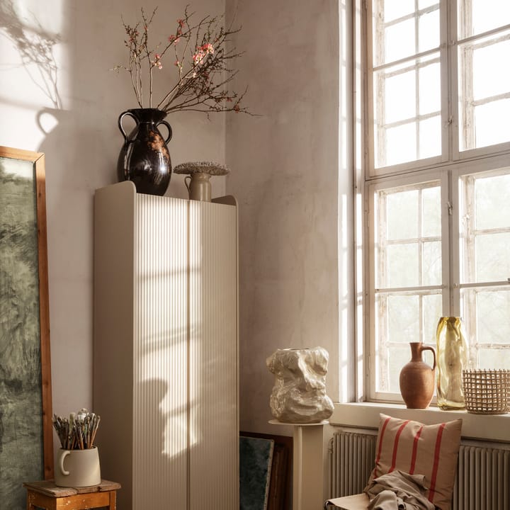 Verso gulvvase 49 cm, Sort-brun Ferm Living