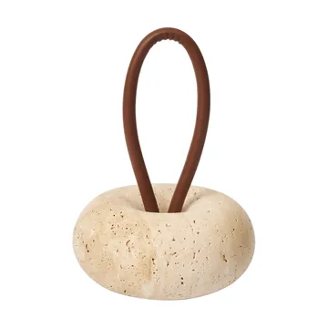 Wa dørstopper - Travertine, Ø14 cm - Ferm Living