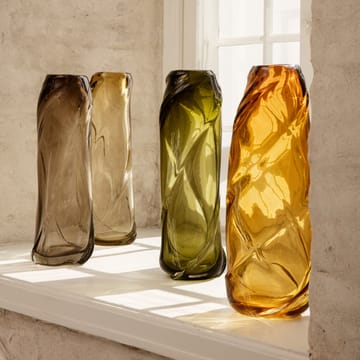Water Swirl vase  - Amber - Ferm Living
