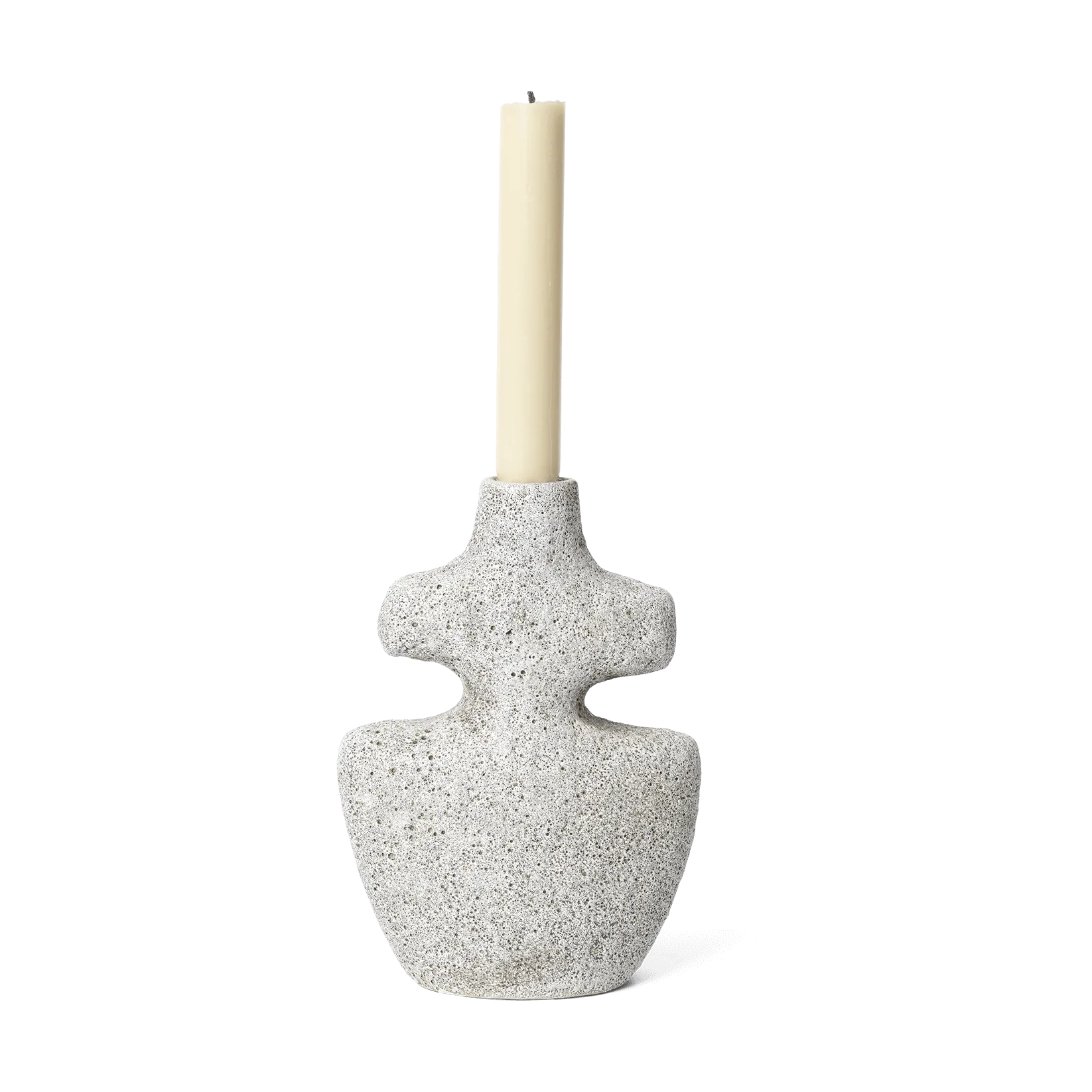 Yara lysestage medium, Grey Pumice Ferm Living
