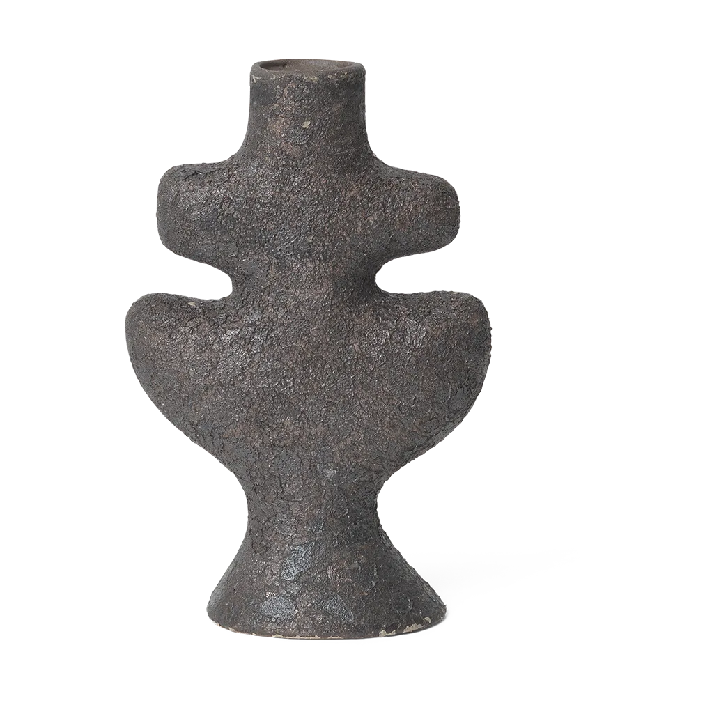 Yara lysestage small, Rustic Iron Ferm Living