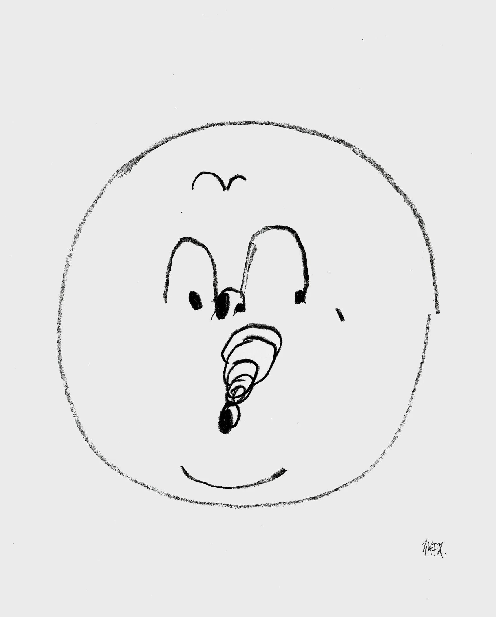 Bubbles plakat 40x50 cm, Sort/Hvid Fine Little Day