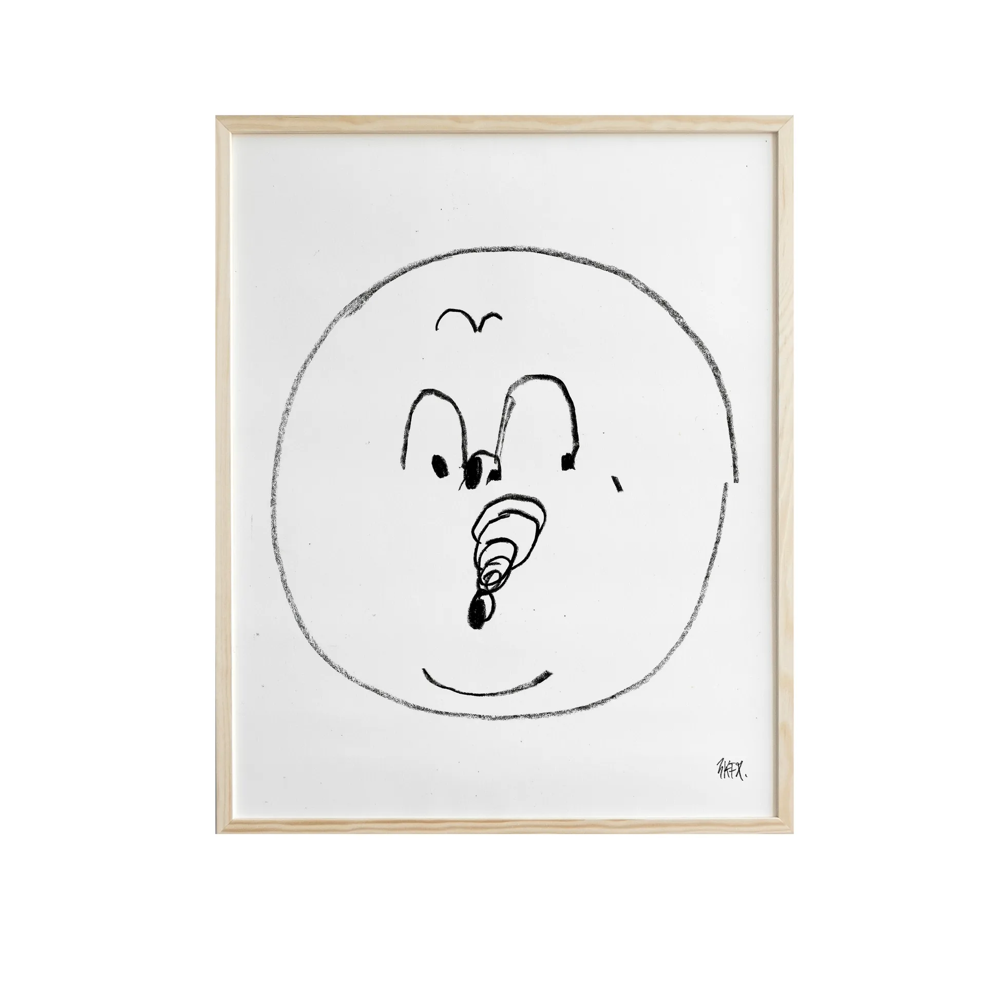 Bubbles plakat 40x50 cm, Sort/Hvid Fine Little Day