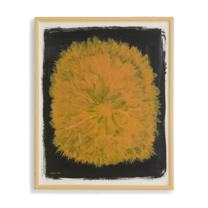 Dandelion plakat 40x50 cm, Gul/Sort Fine Little Day