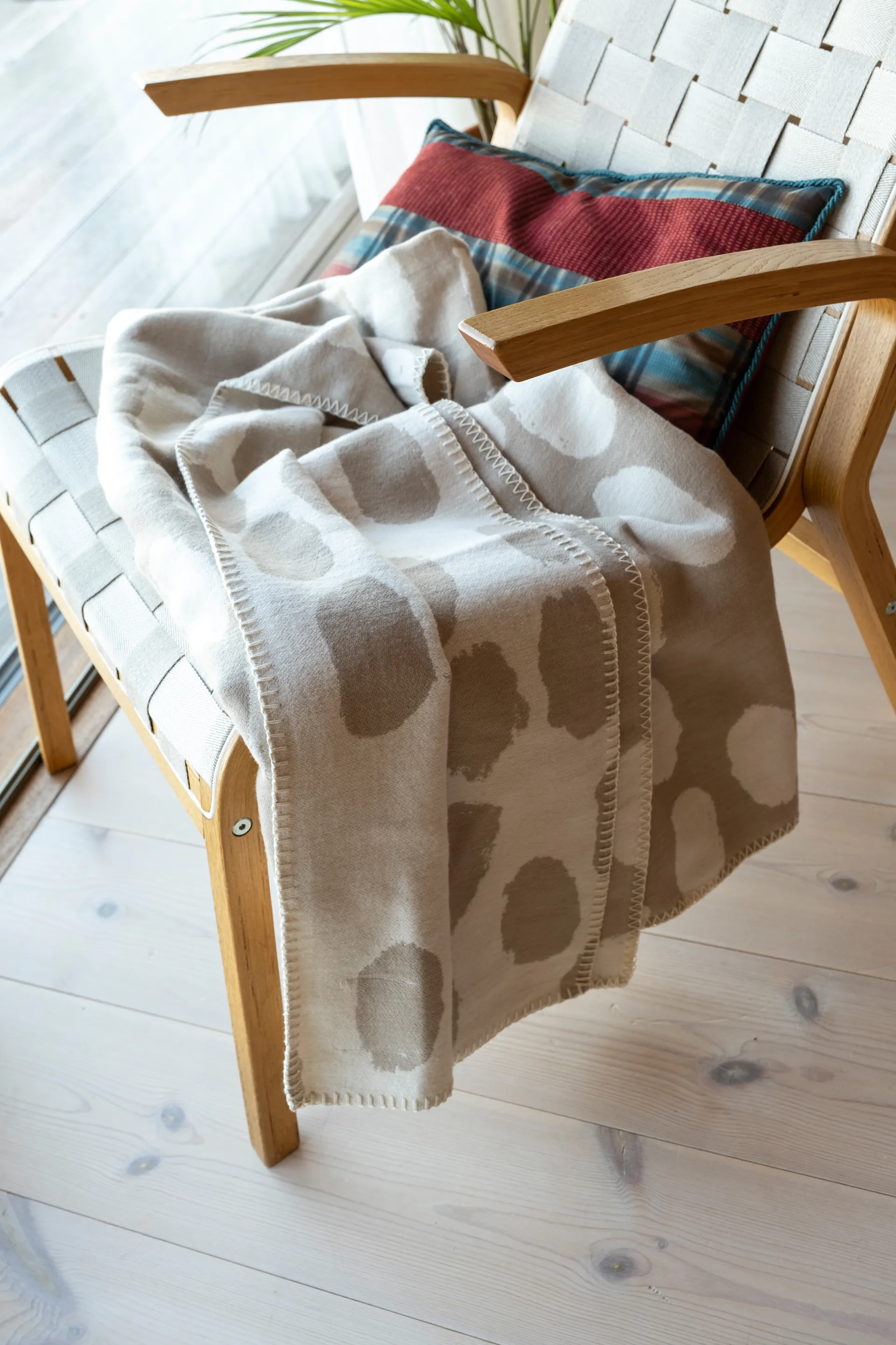 Dots tæppe 140x180 cm, Beige Fine Little Day