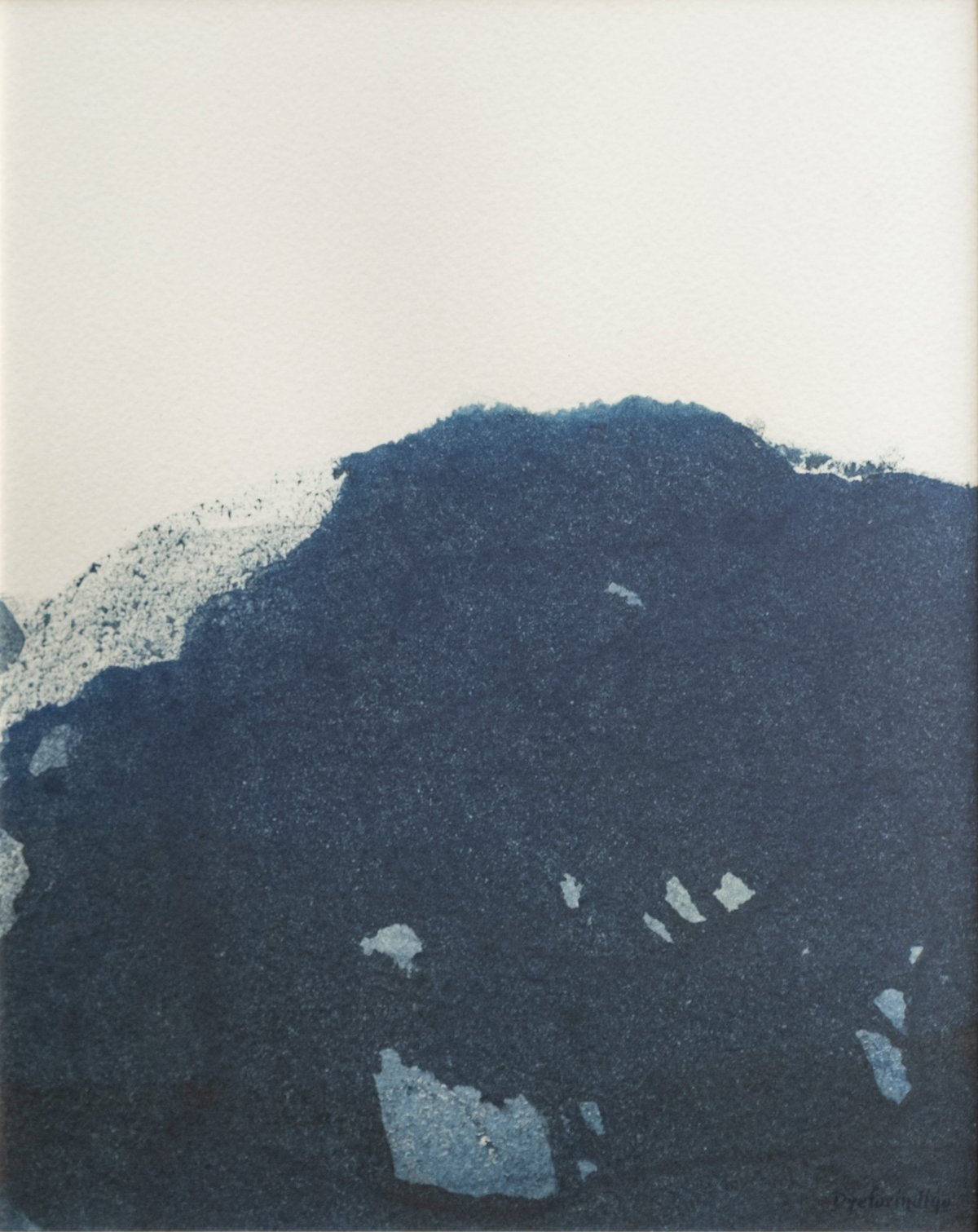 Fine Little Day Dyeforindigo ocean 2 plakat 40×50 cm Blå/Hvid
