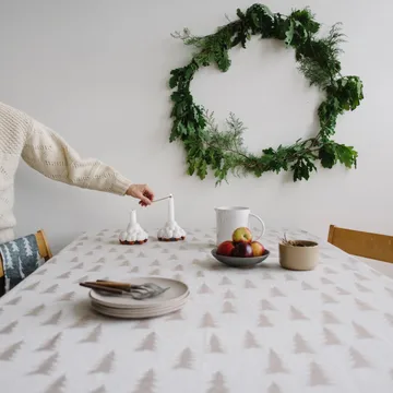 Gran dug hør 147x147 cm - Sand - Fine Little Day