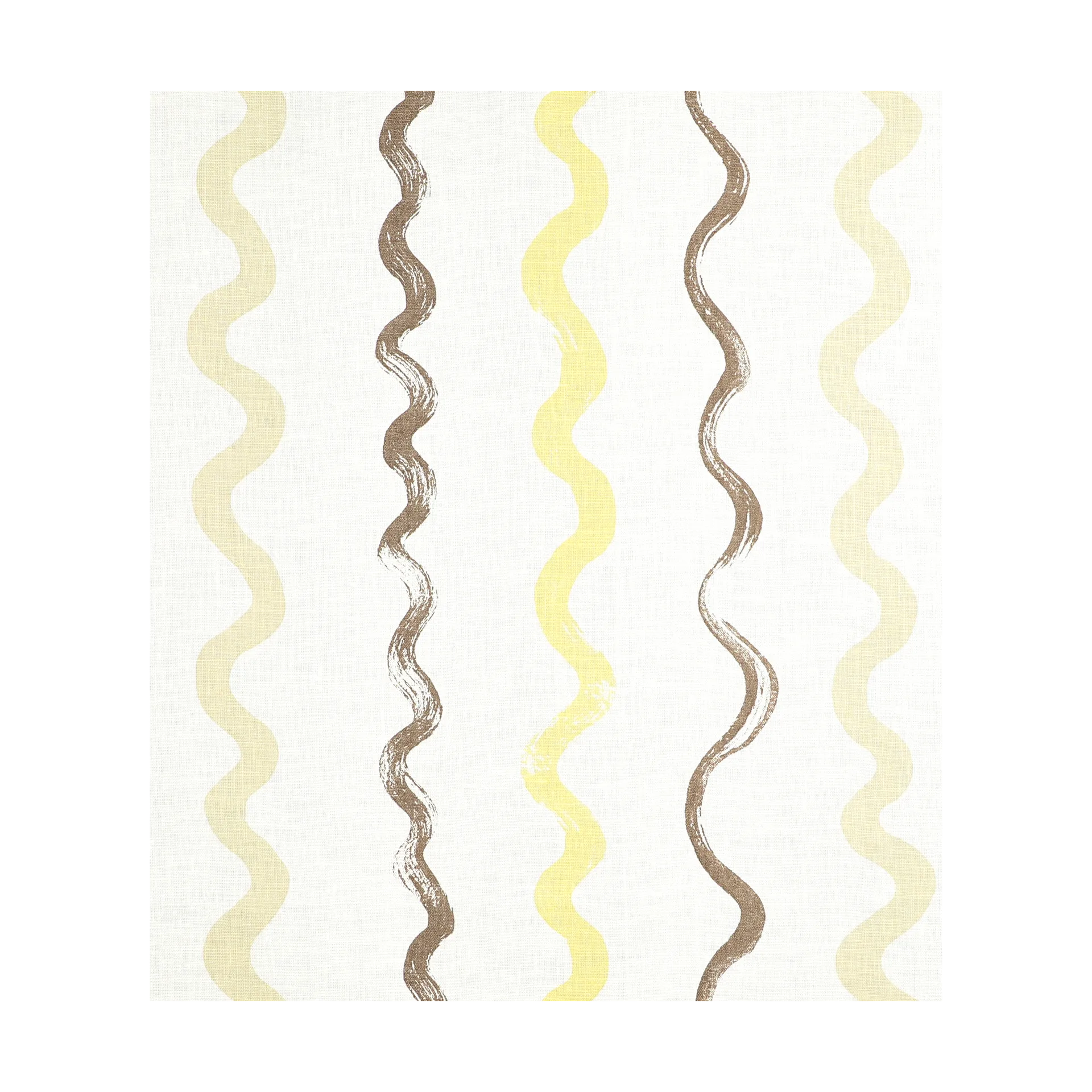 Randig stof, White-yellow Fine Little Day