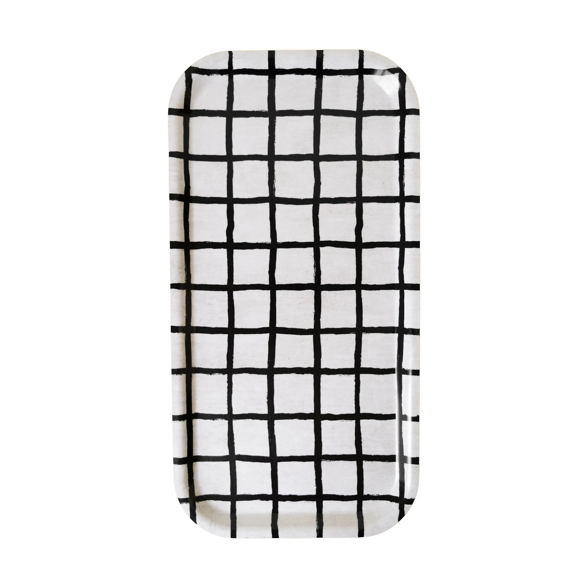Rutig bakke 22x43 cm, Black-white Fine Little Day
