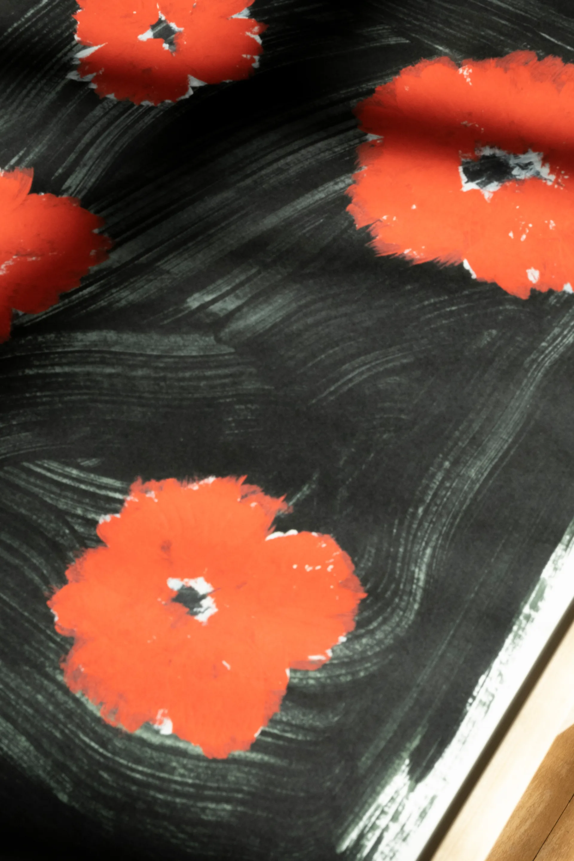 Scarlet pimpernel plakat 40x50 cm, Rød/Sort Fine Little Day