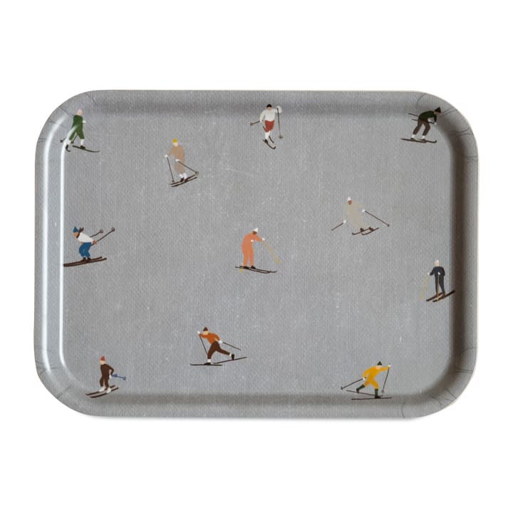 Skiers bakke 20x27 cm, Grå Fine Little Day