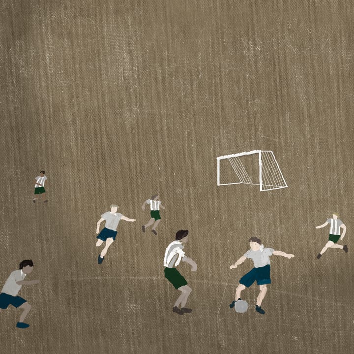 Soccer plakat 50x70 cm, Brun Fine Little Day