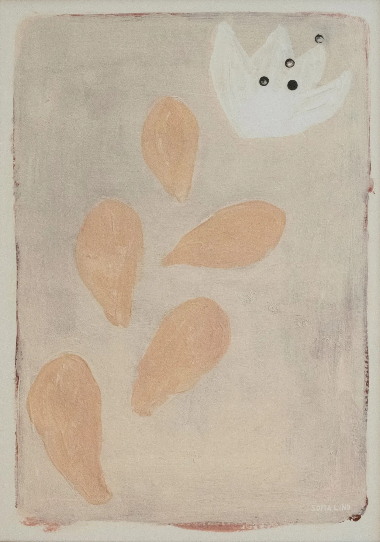 Fine Little Day Stone Crop plakat 50x70 cm Pink/Nude