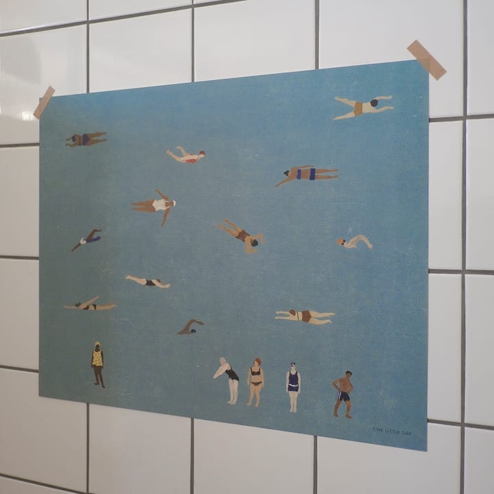 Swimmers plakat, 40x50 cm Fine Little Day