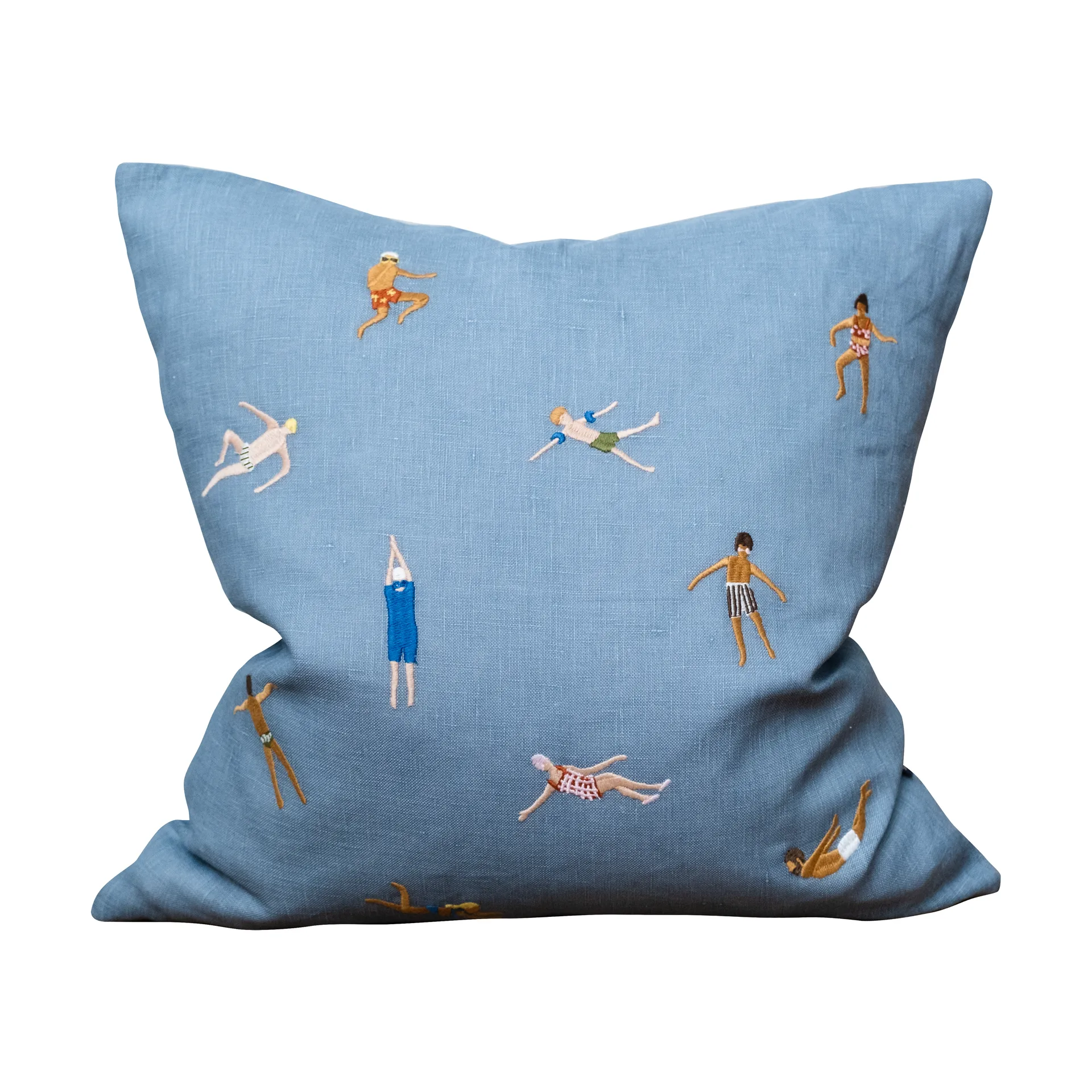 Swimmers pudebetræk 45x45 cm, Blue Fine Little Day