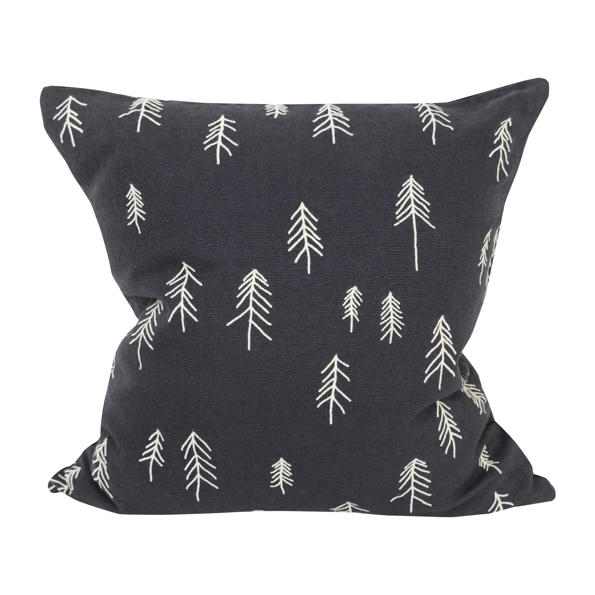 Tall pudebetræk 48x48 cm, Antracitblå Fine Little Day