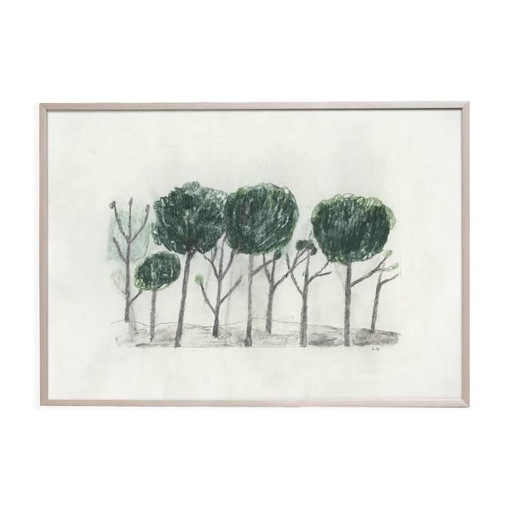 Trees plakat 50x70 cm
, Sort/Offwhite Fine Little Day