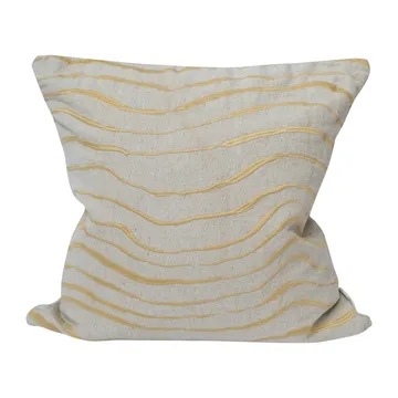 Våg pudebetræk 48x48 cm - Gul - Fine Little Day