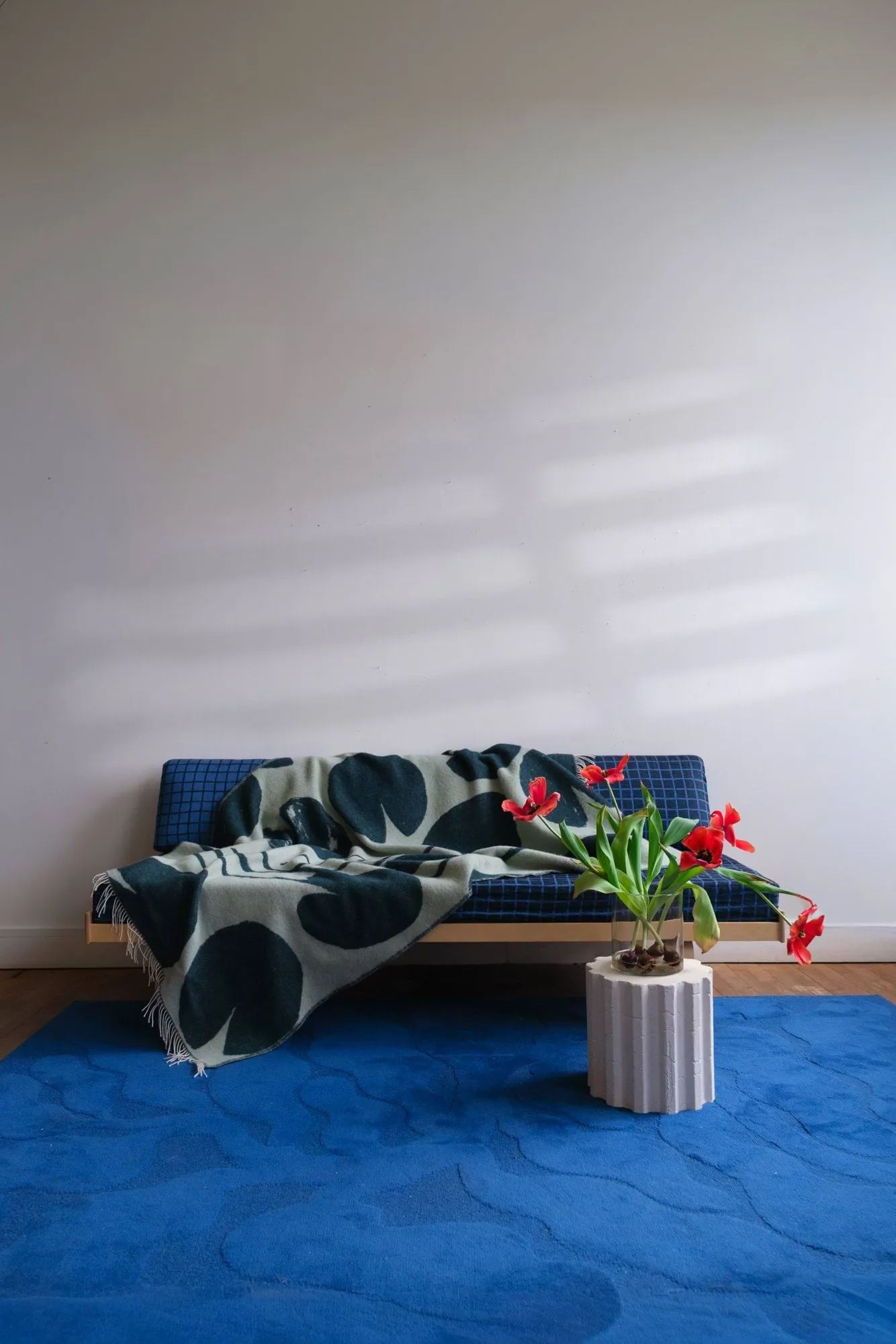 Water lilies plaid 130x220 cm, Grøn Fine Little Day