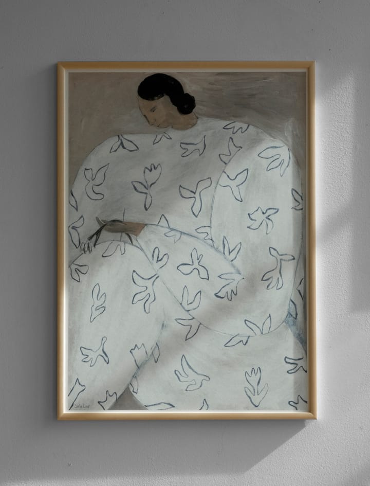 White Flower plakat 50x70 cm, Nude Fine Little Day