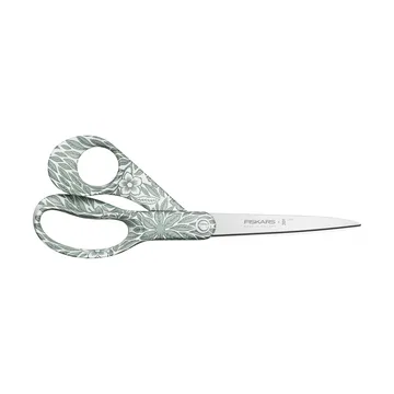 Fiskars x Rörstrand universalsaks - Ostindia Floris grøn, 21 cm - Fiskars