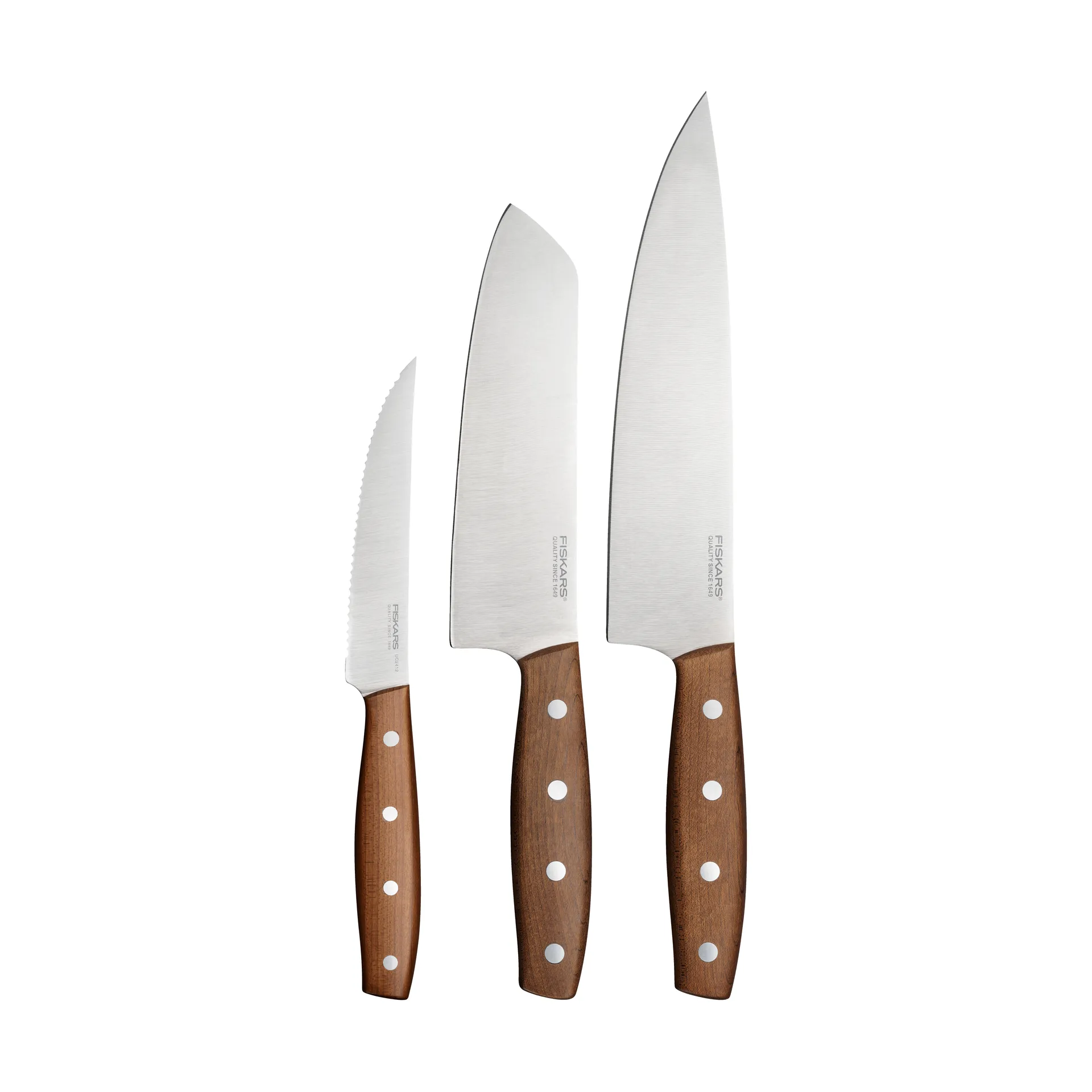 Folken knivsæt, 3 dele Fiskars