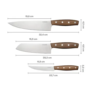 Folken knivsæt - 3 dele - Fiskars