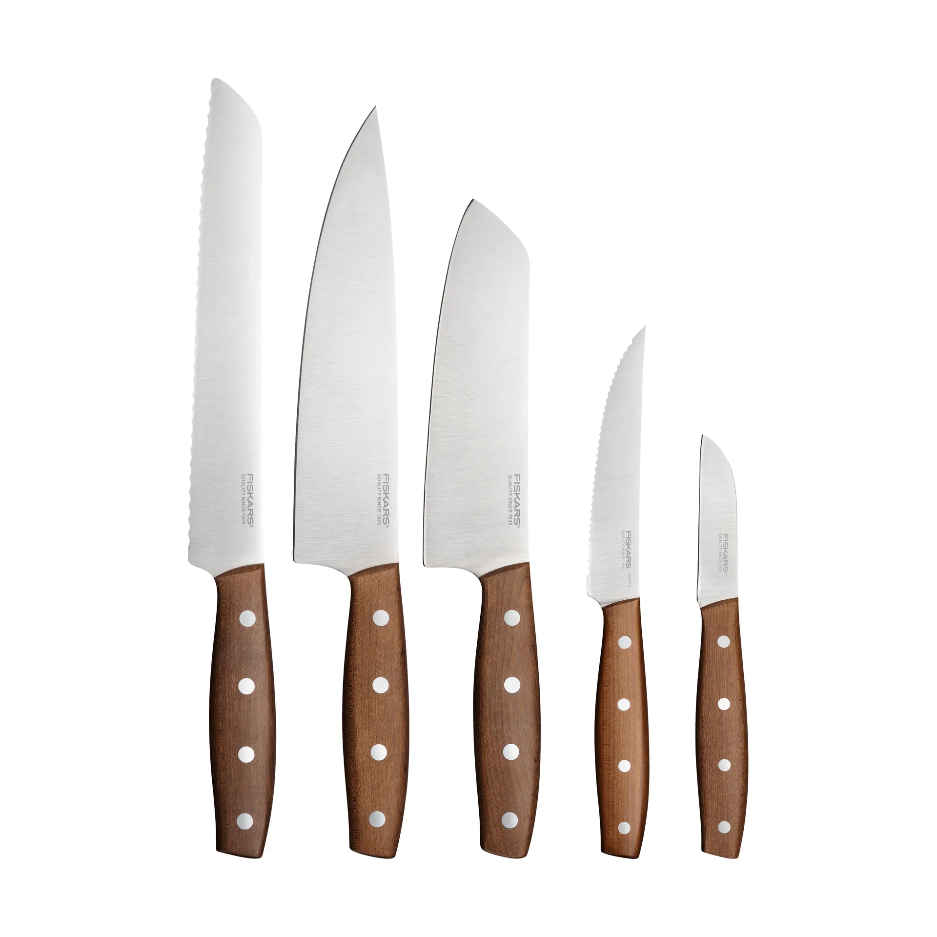 Folken knivsæt, 5 dele Fiskars