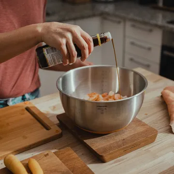Functional Form bage-skål - Rustfrit stål, 4 L - Fiskars