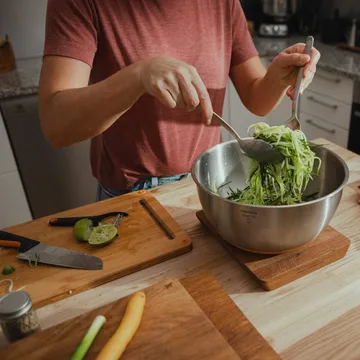 Functional Form bage-skål - Rustfrit stål, 5 L - Fiskars