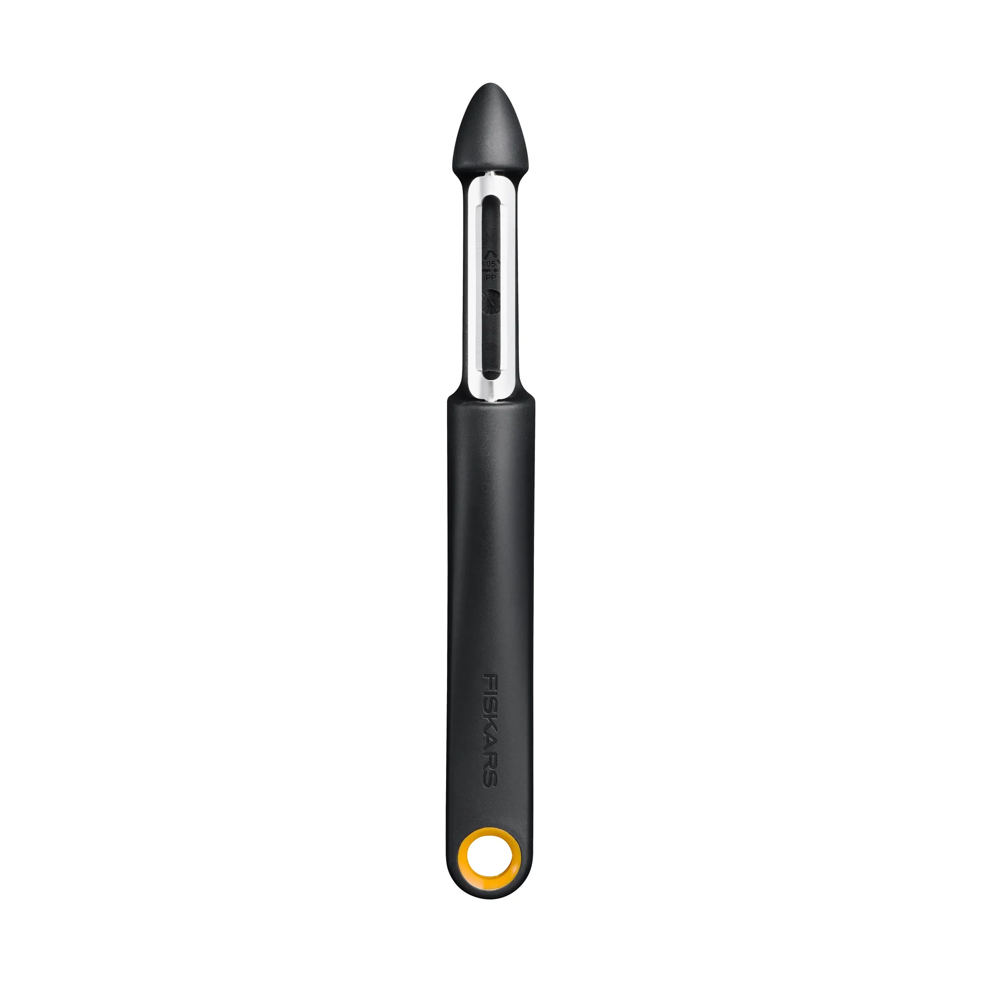Functional Form kartoffelskræller, Sort, bevægeligt blad Fiskars