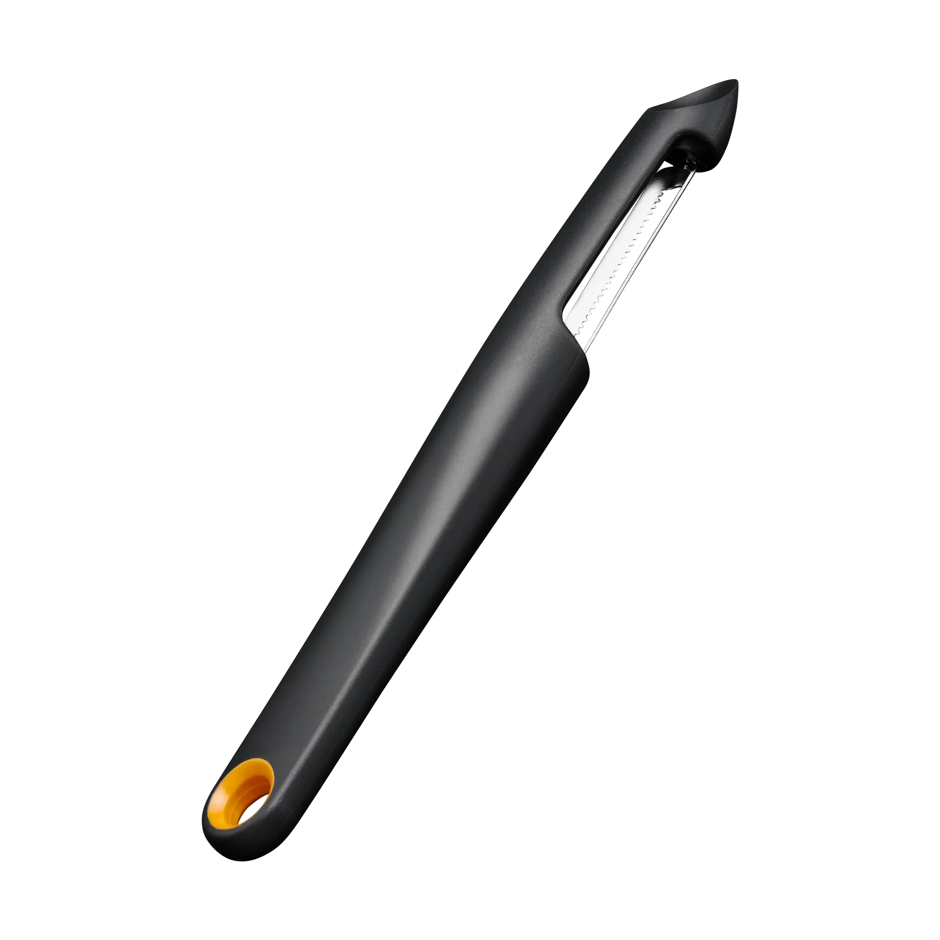 Functional Form kartoffelskræller, Sort, frugtskræller, bevægeligt blad Fiskars