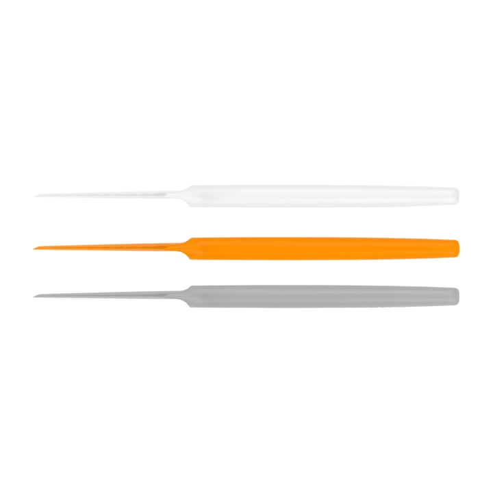 Functional Form smørknive 3-pak, Grå/Orange/Hvid Fiskars