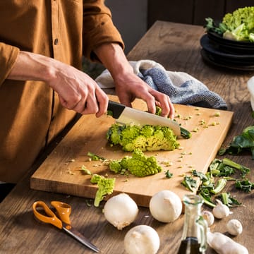 Hard Edge santoku kokkekniv 16 cm - Rustfrit stål - Fiskars