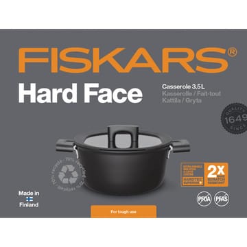 Hard Face gryde med låg - 3,5 L - Fiskars