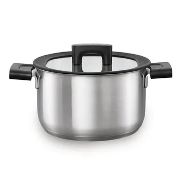 Hard Face Steel gryde med låg - 3,5 L - Fiskars