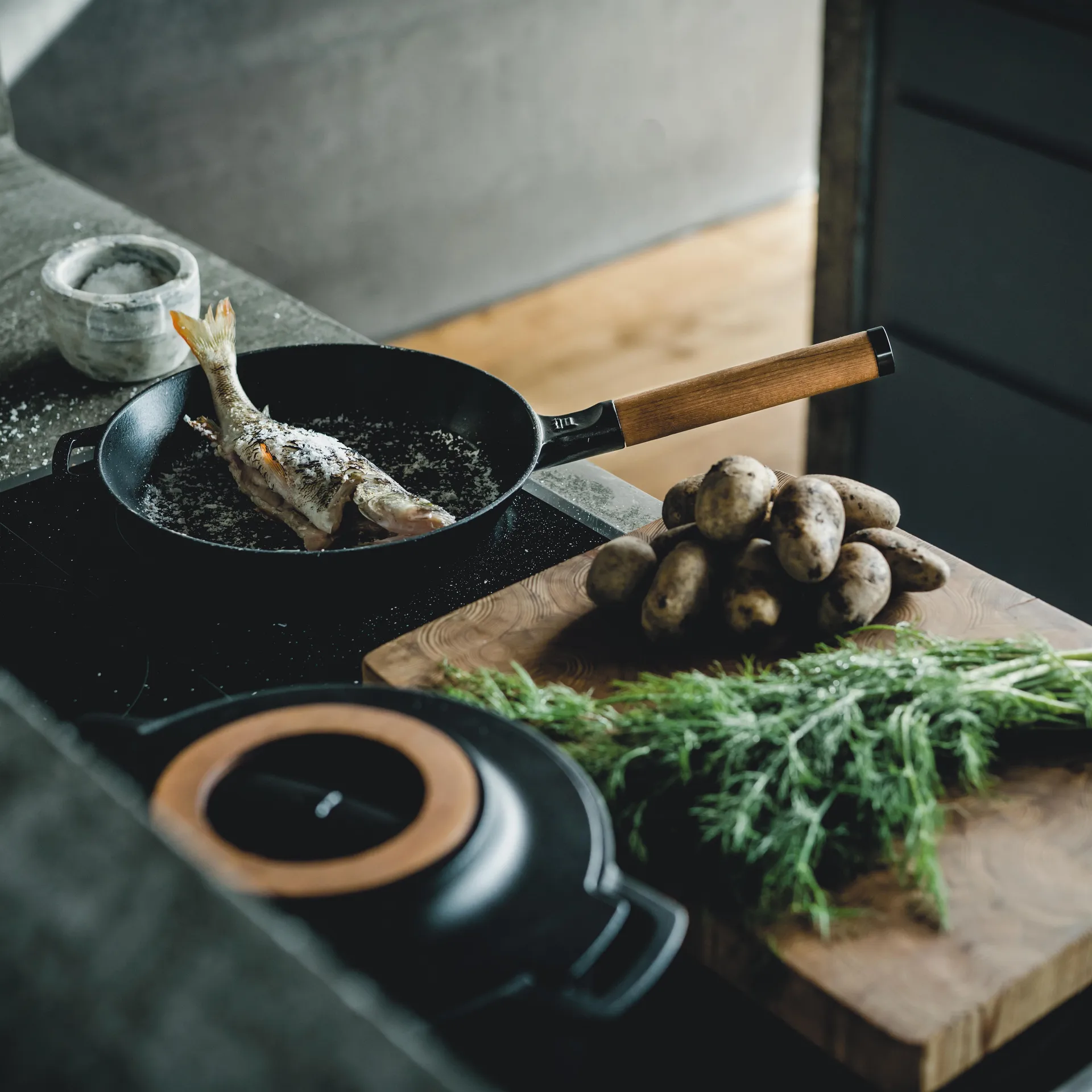 Norden stegepande støbejern, 26 cm Fiskars