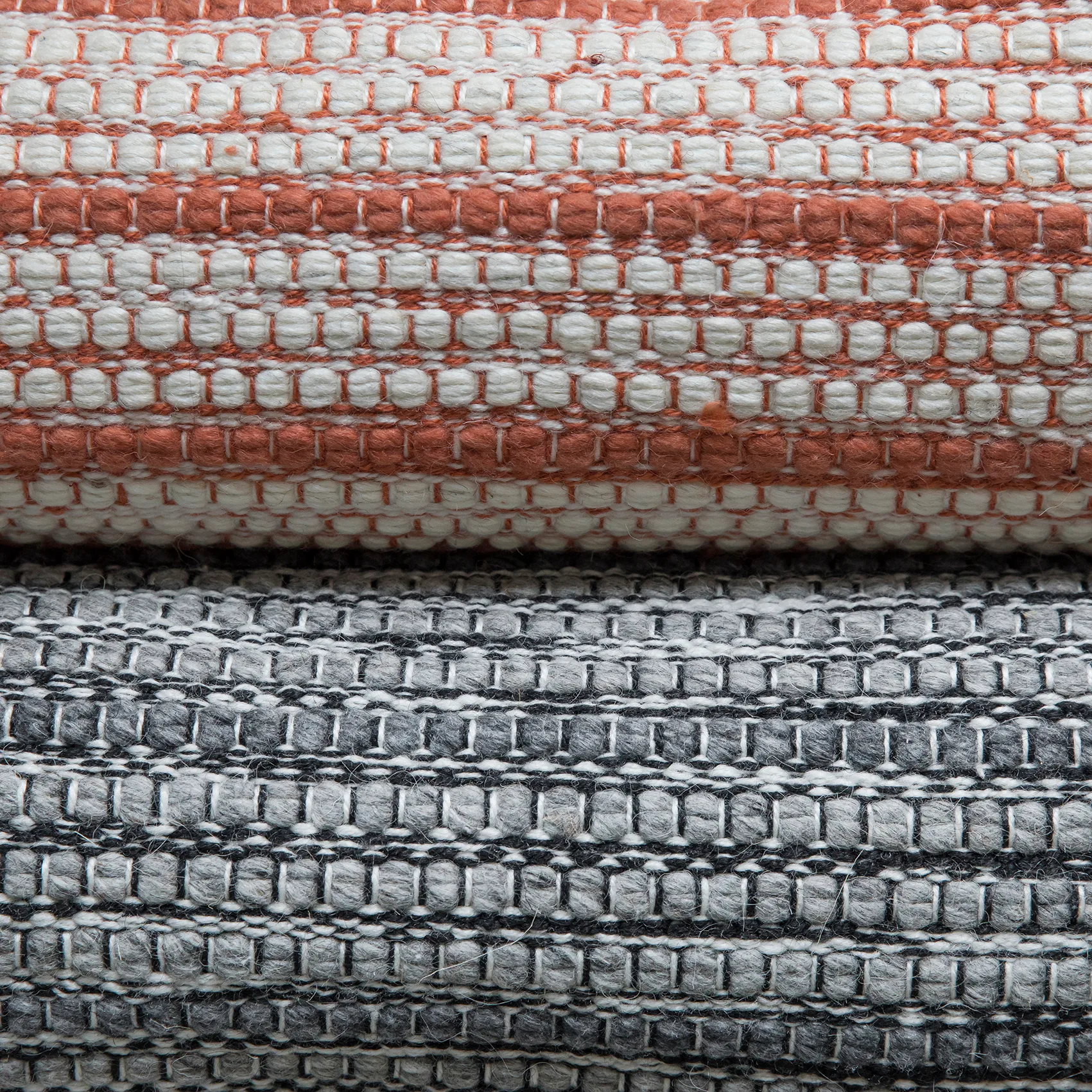 Stripe tæppe 70x200 cm, Burnt orange Formgatan