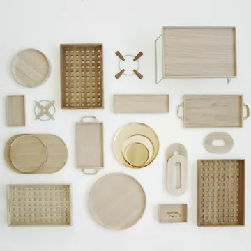Fionia bakke 36 x 52 cm - Teak - Fritz Hansen
