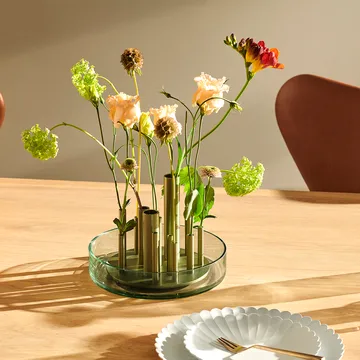 Ikeru vase Forest green - Lav - Fritz Hansen