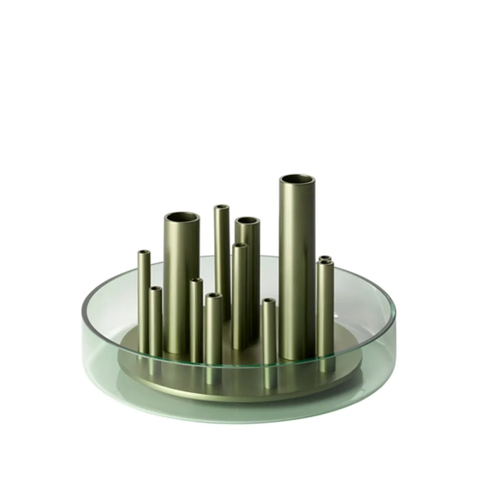 Ikeru vase Forest green, Lav Fritz Hansen