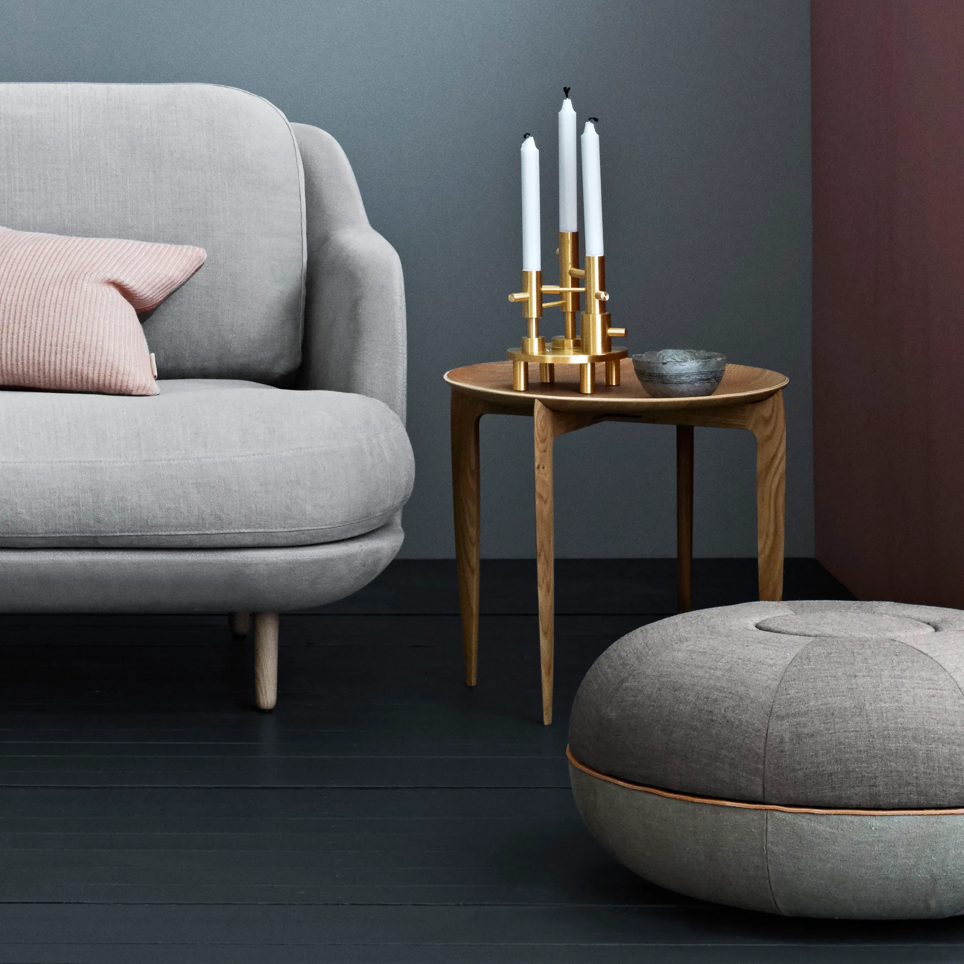 Jaime Hayon lysestage – large, Messing Fritz Hansen