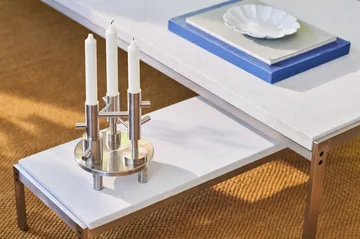 Jaime Hayon lysestage – large - Stainless steel - Fritz Hansen