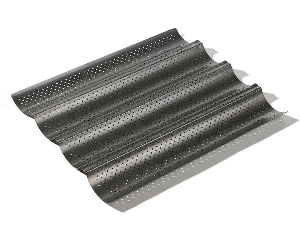 Funktion baguetteform nonstick 4 baguetter 32,5x38 cm - Sort - Funktion