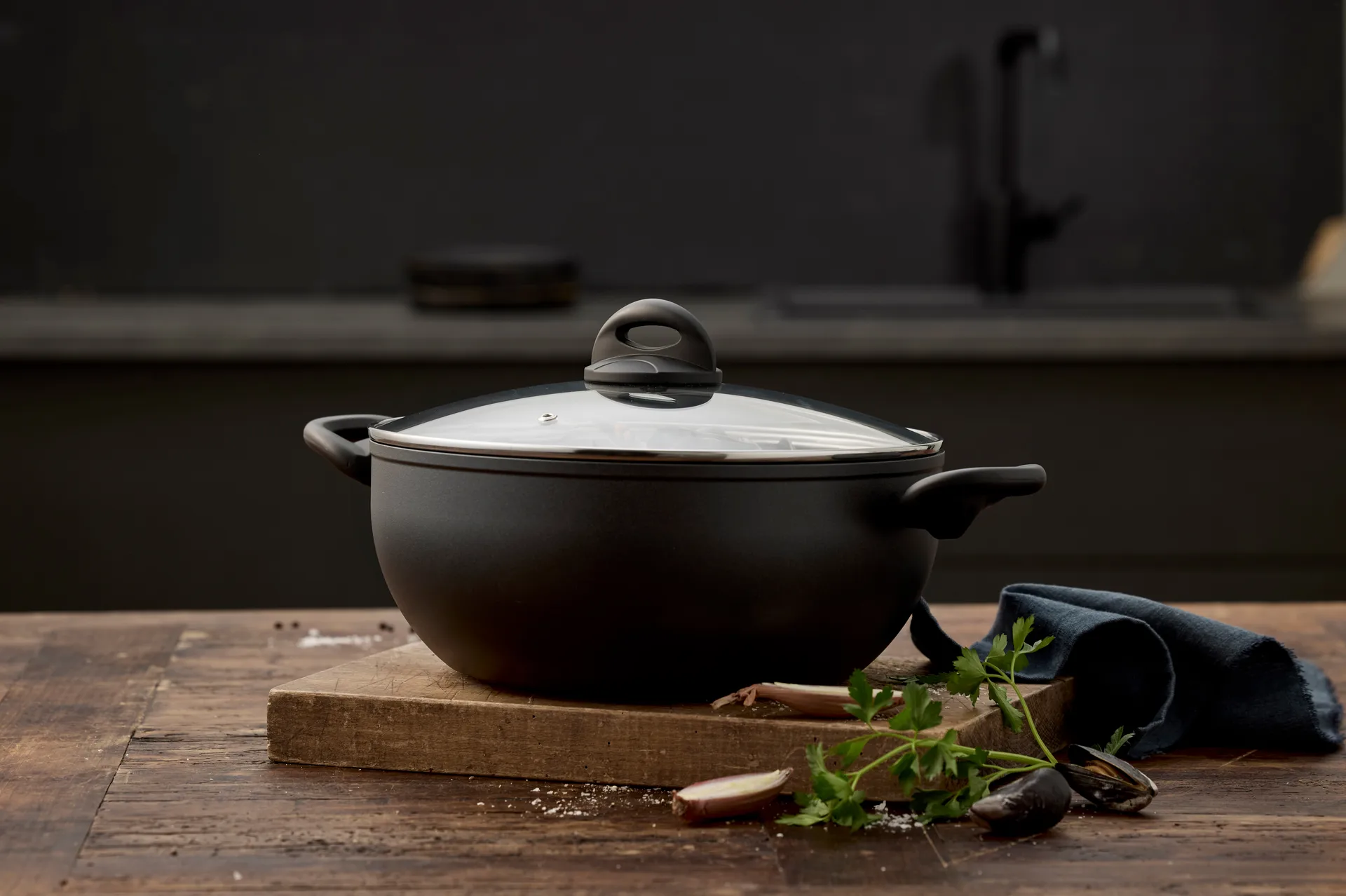 Funktion stegegryde ceramica 6 liter, Sort Funktion