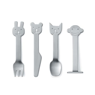 Animal Friends bestik 4 dele - børnebestik - Gense