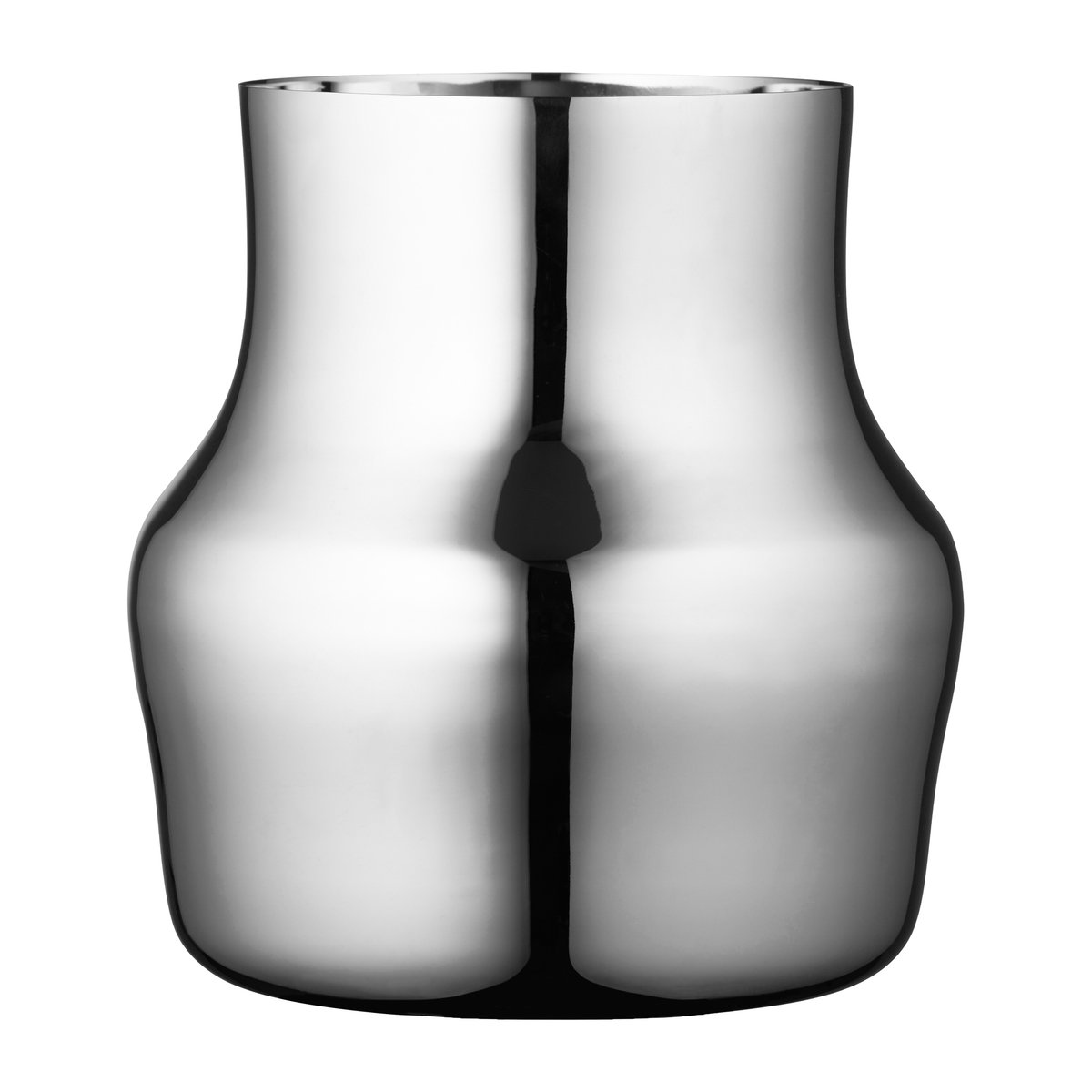 Gense Dorotea vase 18×19,5 cm Blankt stål