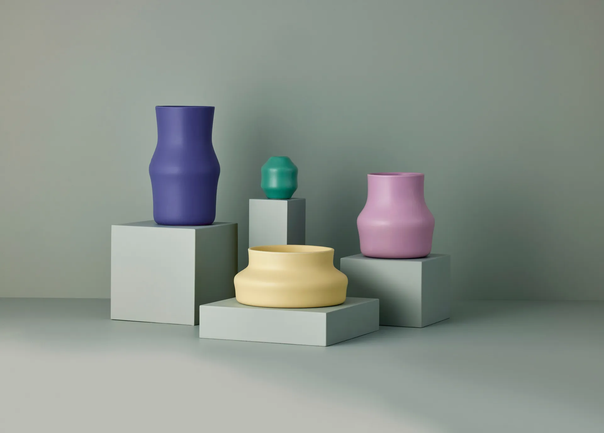 Dorotea vase 9x10 cm, Sea green Gense