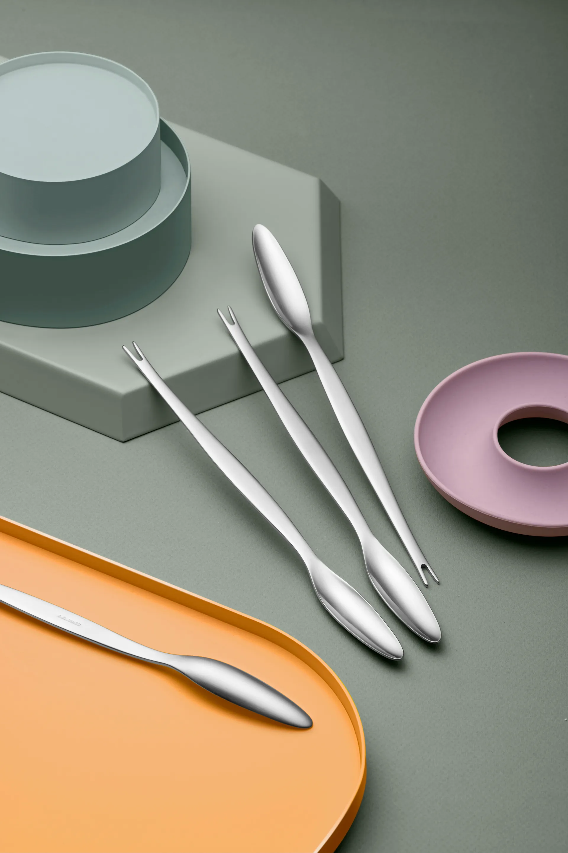 Folke hummergaffel i stål, rustfrit stål 4-pack Gense