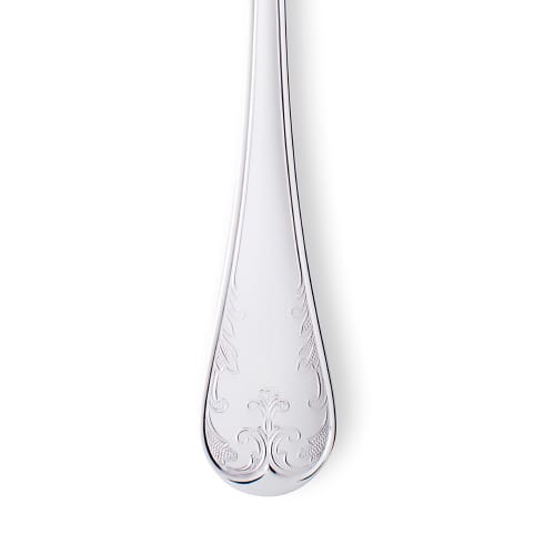 Gammal Fransk gaffel sølv, 20 cm Gense